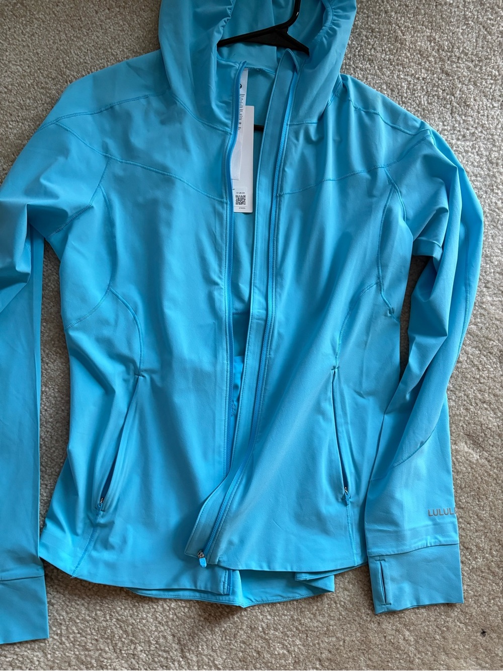 lululemon athletica mist over windbreaker size 8 new with tags